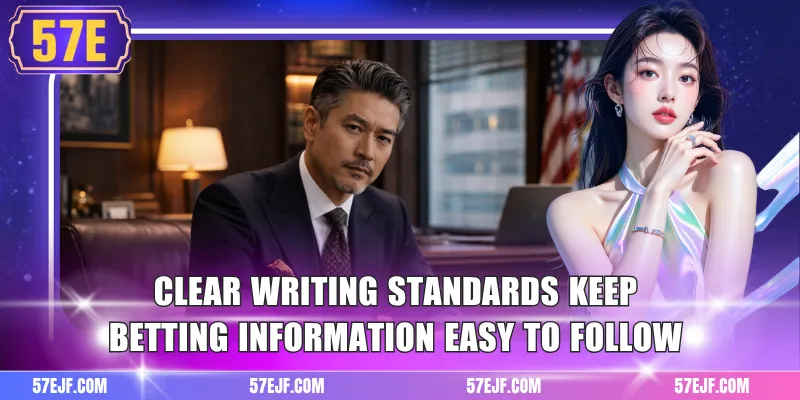 Author 57e Gabriel 3 Clear writing standards keep betting information easy to follow