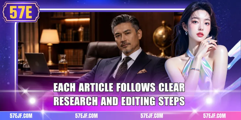 Author 57e Gabriel 2 Each article follows clear research and editing steps
